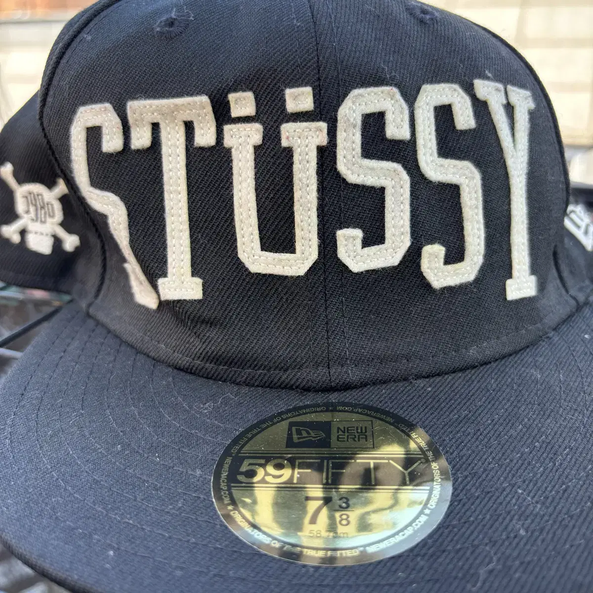 Stussy X New Era 스투시 뉴에라 블랙 스냅백